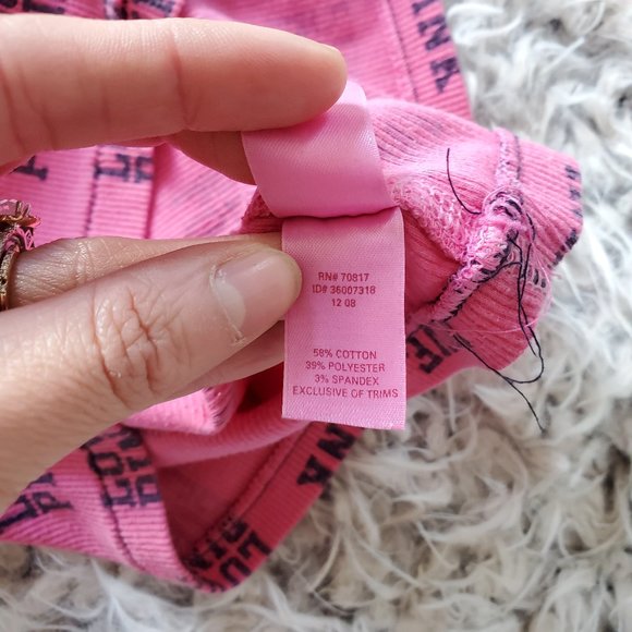 PINK Victoria's Secret Pink and Black Tank Top - Picture 7 of 7